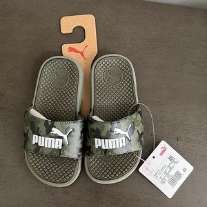 Puma Boys Cool Cat Slides Size 12